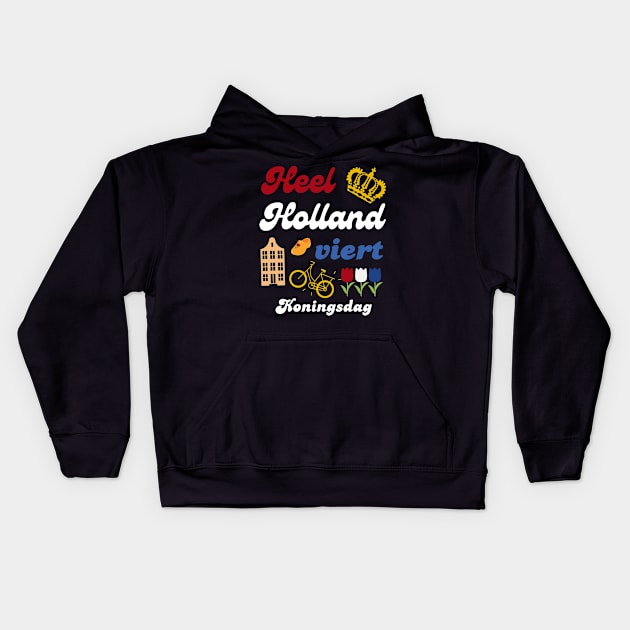 Heel Holland Viert Kids Hoodie by stressless